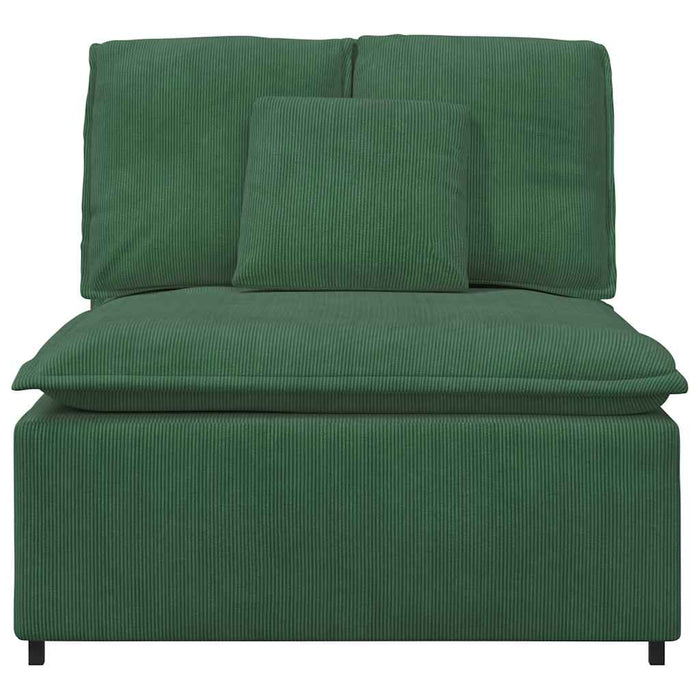 Modul central canapea modulară cu perne, verde închis, 100 cm - WALTI WALTI