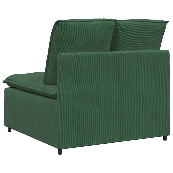 Modul central canapea modulară cu perne, verde închis, 100 cm - WALTI WALTI