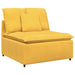 Modul central canapea modulară cu perne, galben deschis, 100 cm - WALTI WALTI