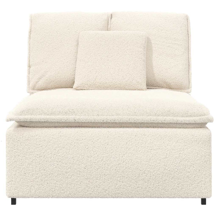 Modul central canapea modulară cu perne, crem, 100 cm - WALTI WALTI