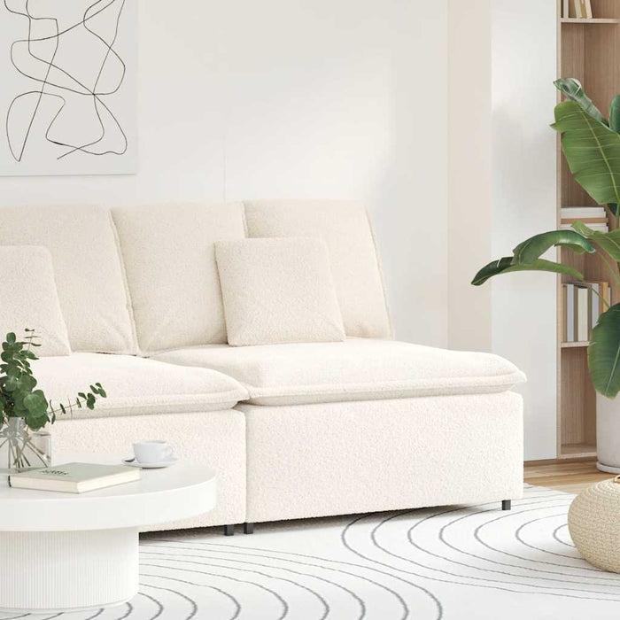 Modul central canapea modulară cu perne, crem, 100 cm - WALTI WALTI