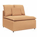 Modul central canapea modulară cu perne, bej, 100 cm - WALTI WALTI