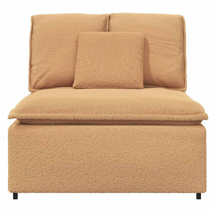 Modul central canapea modulară cu perne, bej, 100 cm - WALTI WALTI