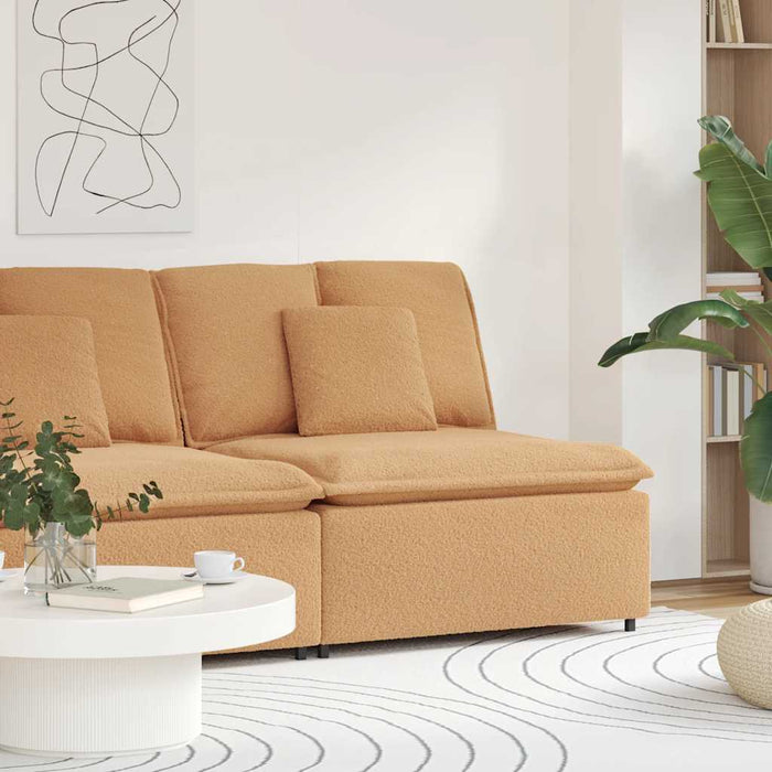 Modul central canapea modulară cu perne, bej, 100 cm - WALTI WALTI