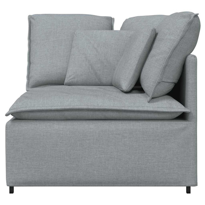 Modul modular de colț pentru canapea cu perne gri deschis 100cm - WALTI WALTI