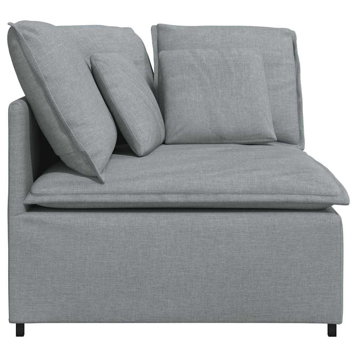 Modul modular de colț pentru canapea cu perne gri deschis 100cm - WALTI WALTI