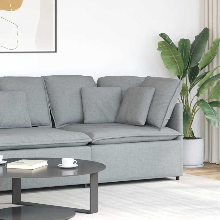 Modul modular de colț pentru canapea cu perne gri deschis 100cm - WALTI WALTI