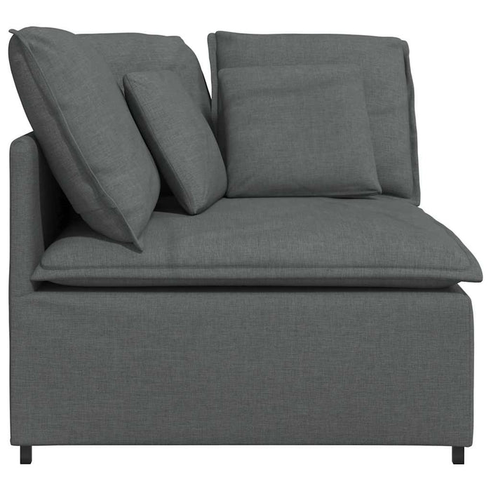 Modul de colț pentru canapea modulară cu perne gri închis 100cm - WALTI WALTI