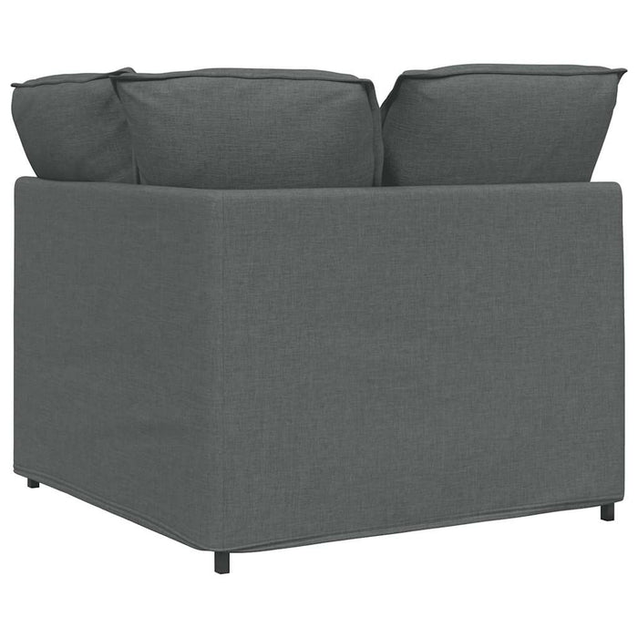Modul de colț pentru canapea modulară cu perne gri închis 100cm - WALTI WALTI