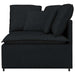 Modul de colț pentru canapea modulară cu perne, negru, 100 cm - WALTI WALTI