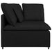 Modul de colț pentru canapea modulară cu perne, negru, 100 cm - WALTI WALTI