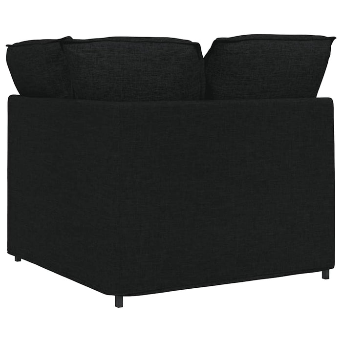 Modul de colț pentru canapea modulară cu perne, negru, 100 cm - WALTI WALTI