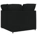 Modul de colț pentru canapea modulară cu perne, negru, 100 cm - WALTI WALTI