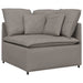 Modul de colț pentru canapea modulară cu perne gri taupe 100 cm - WALTI WALTI