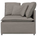 Modul de colț pentru canapea modulară cu perne gri taupe 100 cm - WALTI WALTI