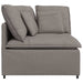 Modul de colț pentru canapea modulară cu perne gri taupe 100 cm - WALTI WALTI