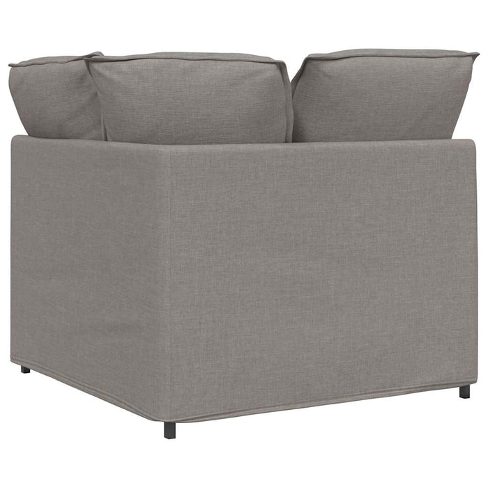 Modul de colț pentru canapea modulară cu perne gri taupe 100 cm - WALTI WALTI