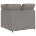 Modul de colț pentru canapea modulară cu perne gri taupe 100 cm - WALTI WALTI