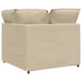 Modul de colț pentru canapea modulară cu perne, crem, 100 cm - WALTI WALTI
