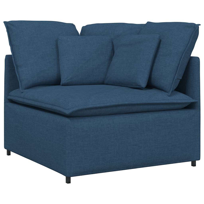 Modul de colț pentru canapea modulară cu perne albastru 100 cm - WALTI WALTI