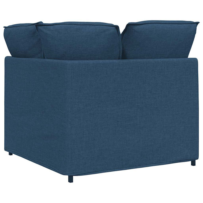 Modul de colț pentru canapea modulară cu perne albastru 100 cm - WALTI WALTI