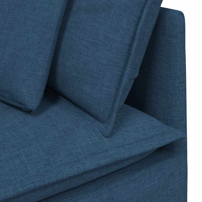 Modul de colț pentru canapea modulară cu perne albastru 100 cm - WALTI WALTI