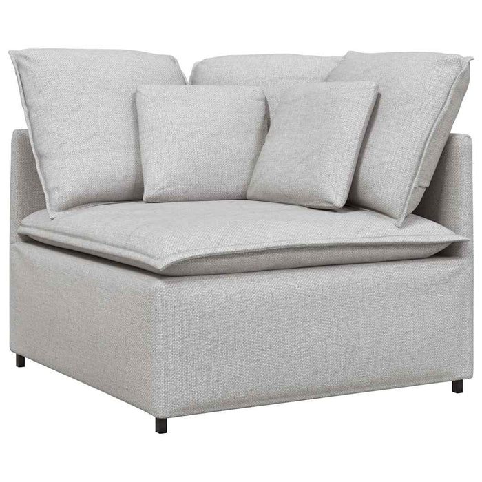 Modul de colț pentru canapea modulară cu perne gri nor 100 cm - WALTI WALTI