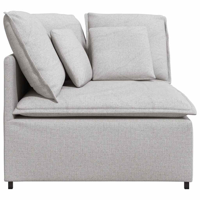 Modul de colț pentru canapea modulară cu perne gri nor 100 cm - WALTI WALTI
