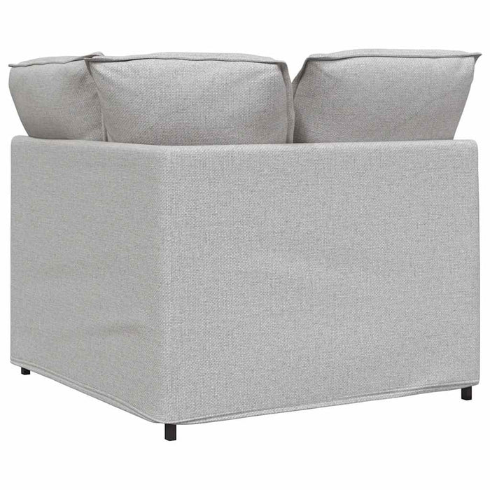 Modul de colț pentru canapea modulară cu perne gri nor 100 cm - WALTI WALTI