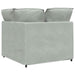 Modul modular de colț pentru canapea cu perne gri deschis 100cm - WALTI WALTI