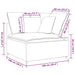 Modul modular de colț pentru canapea cu perne gri deschis 100cm - WALTI WALTI