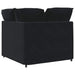 Modul de colț pentru canapea modulară cu perne, negru, 100 cm - WALTI WALTI