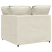 Modul de colț pentru canapea modulară cu perne, crem, 100 cm - WALTI WALTI