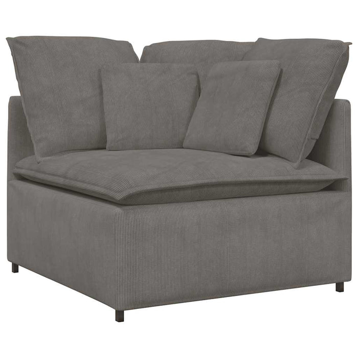 Modul modular de colț pentru canapea cu perne gri deschis 100cm - WALTI WALTI