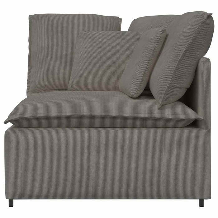 Modul modular de colț pentru canapea cu perne gri deschis 100cm - WALTI WALTI