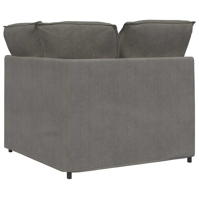 Modul modular de colț pentru canapea cu perne gri deschis 100cm - WALTI WALTI