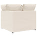 Modul de colț pentru canapea modulară cu perne, crem, 100 cm - WALTI WALTI