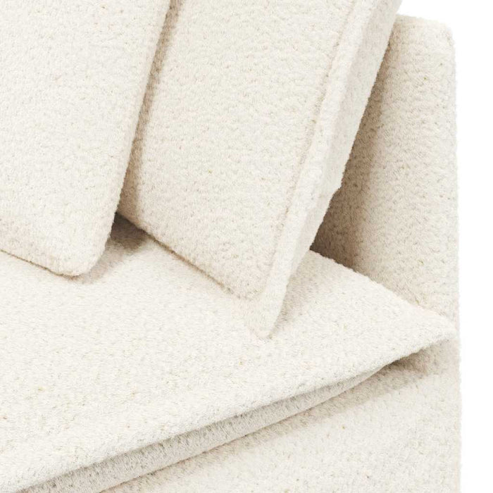 Modul de colț pentru canapea modulară cu perne, crem, 100 cm - WALTI WALTI