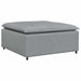 Modul taburet modular pentru canapea, gri deschis, 100x100x48 cm - WALTI WALTI