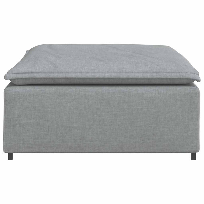 Modul taburet modular pentru canapea, gri deschis, 100x100x48 cm - WALTI WALTI