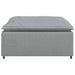 Modul taburet modular pentru canapea, gri deschis, 100x100x48 cm - WALTI WALTI