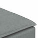 Modul taburet modular pentru canapea, gri deschis, 100x100x48 cm - WALTI WALTI