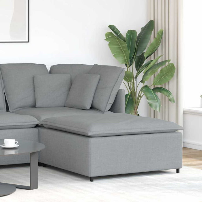 Modul taburet modular pentru canapea, gri deschis, 100x100x48 cm - WALTI WALTI