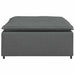 Modul taburet modular pentru canapea, gri închis, 100x100x48 cm - WALTI WALTI