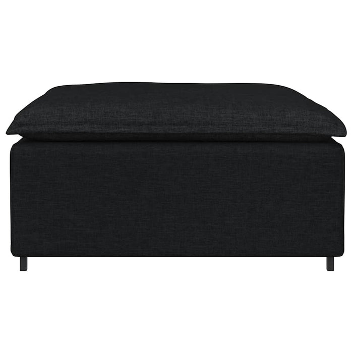 Modul taburet modular pentru canapea, negru, 100x100x48 cm - WALTI WALTI