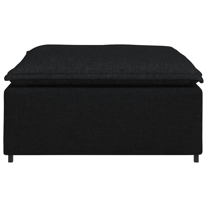 Modul taburet modular pentru canapea, negru, 100x100x48 cm - WALTI WALTI