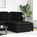 Modul taburet modular pentru canapea, negru, 100x100x48 cm - WALTI WALTI
