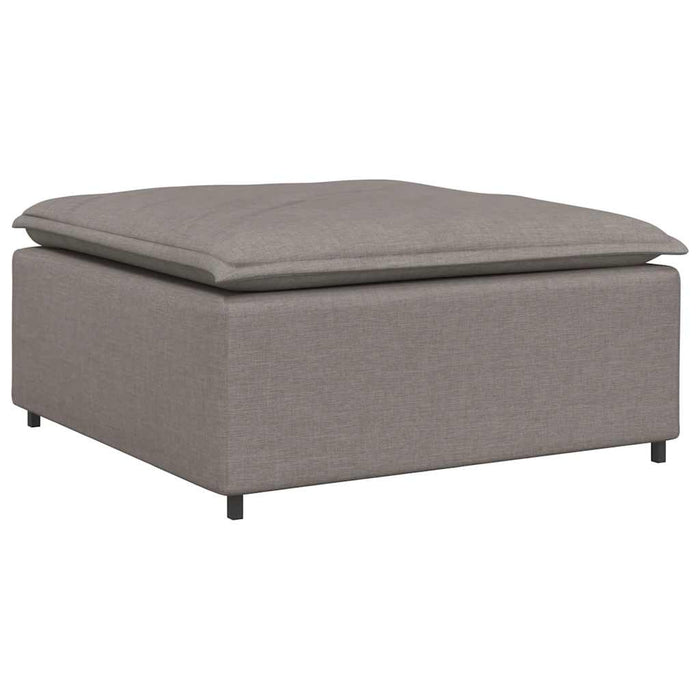 Modul taburet modular pentru canapea, gri taupe, 100x100x48 cm WALTI
