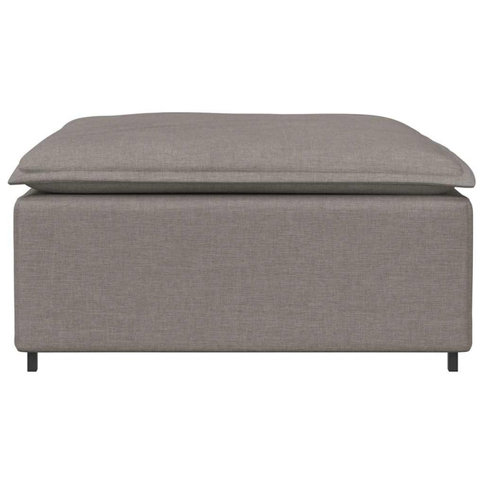 Modul taburet modular pentru canapea, gri taupe, 100x100x48 cm WALTI