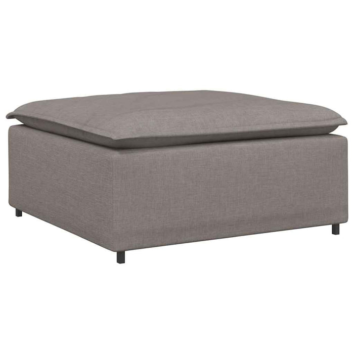 Modul taburet modular pentru canapea, gri taupe, 100x100x48 cm WALTI